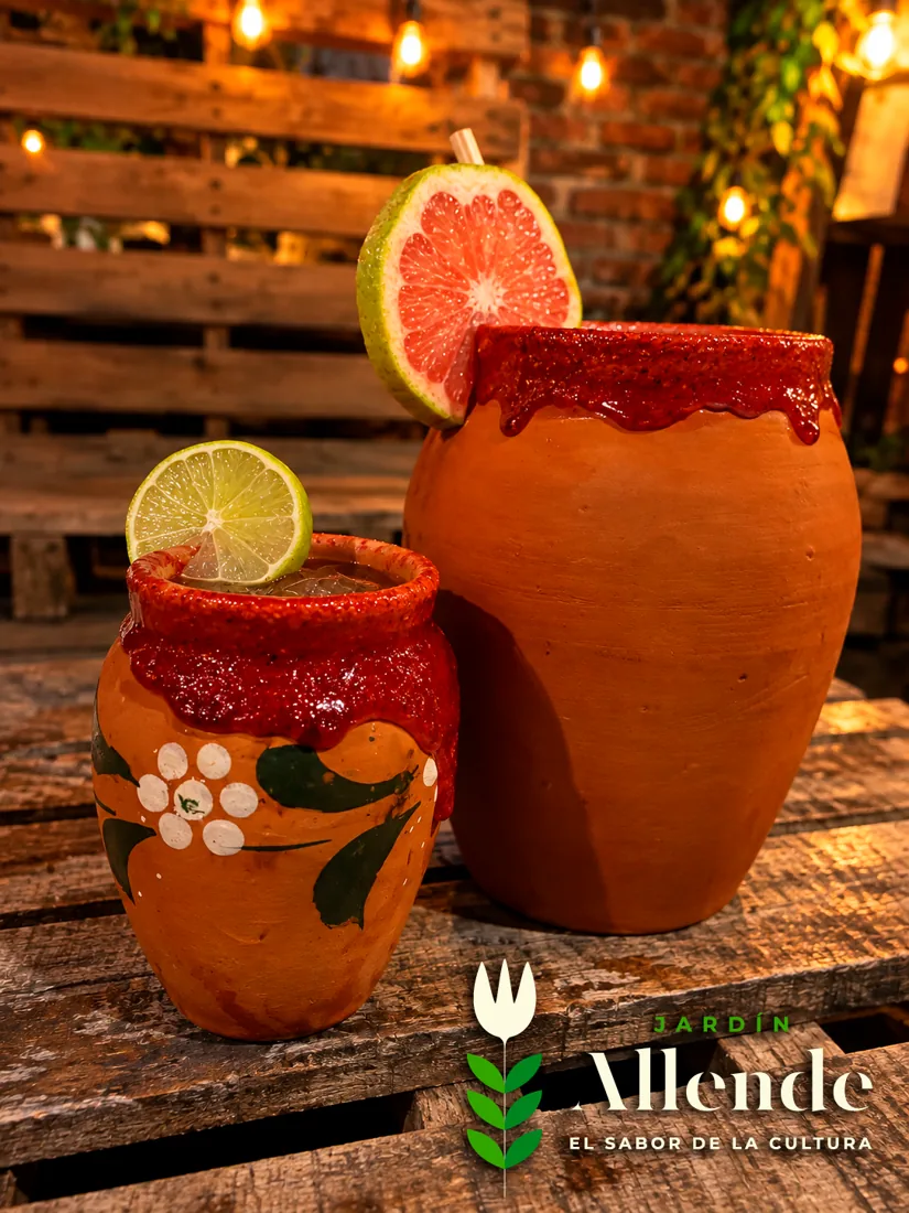 Bebidas de barro con cítricos